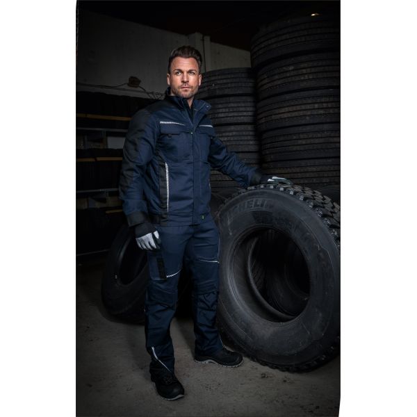 Bundhose mit Knietaschen Leibwächter Flex Line Dunkelblau