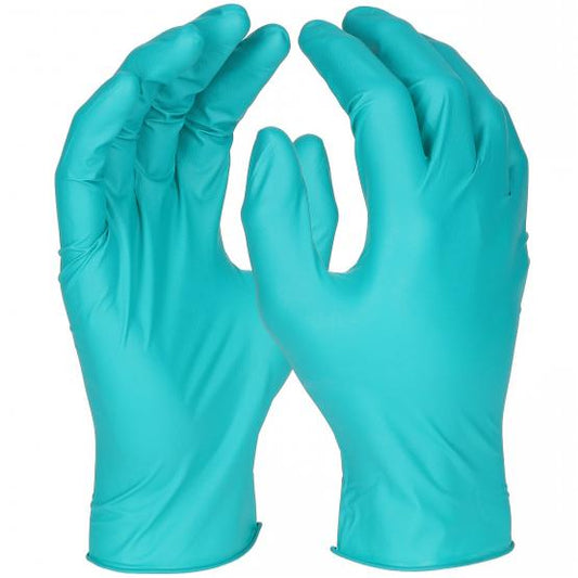 1000 St. Nitril Einweghandschuhe, Top-Qualität, 24 cm, grün, 10 Boxen a 100 St.