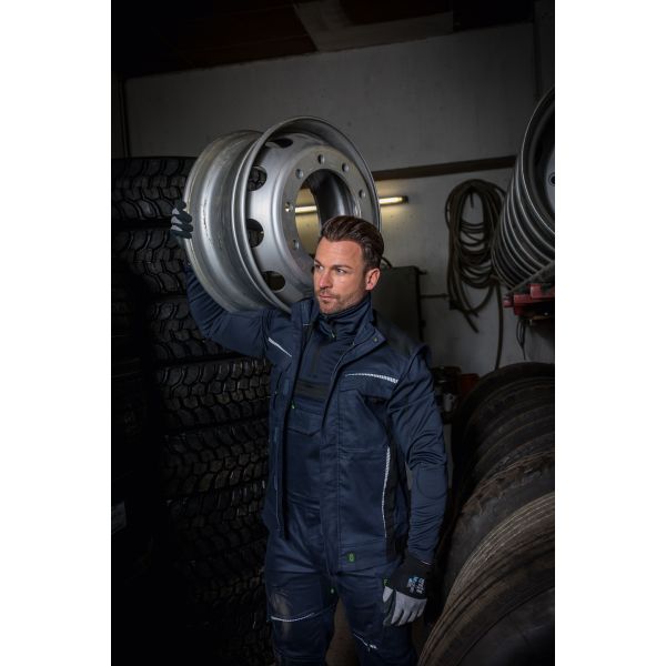 Latzhose mit Knietaschen Leibwächter Flex Line Dunkelblau