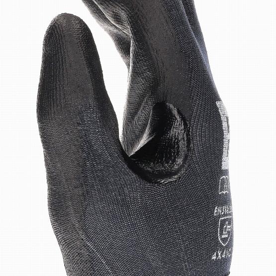 12 Paar PU Schnittschutzhandschuh, "Perfect Cut C", schwarz
