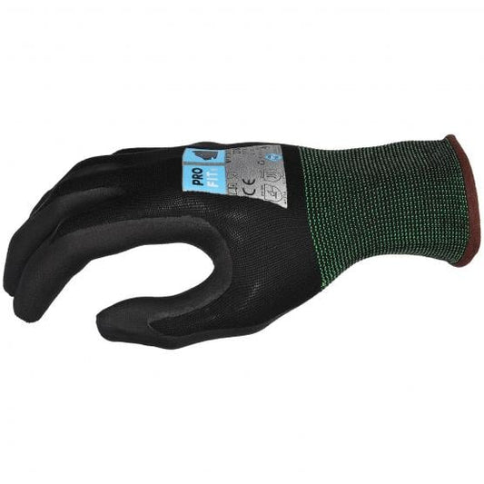 12 Paar Nitril Handschuhe "Extra", Nitrilschaum, schwarz/schwarz