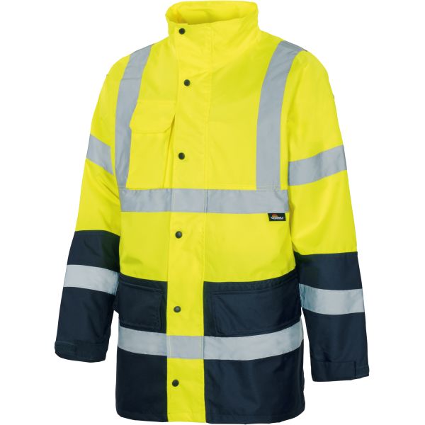 Regenjacke Leuchtgelb-marine