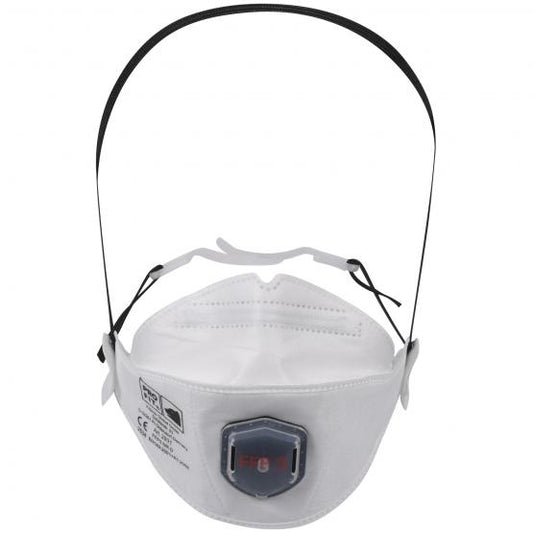 Atemschutzmaske FFP3 V NR D, "Serie 2900" + Ventil, faltbar
