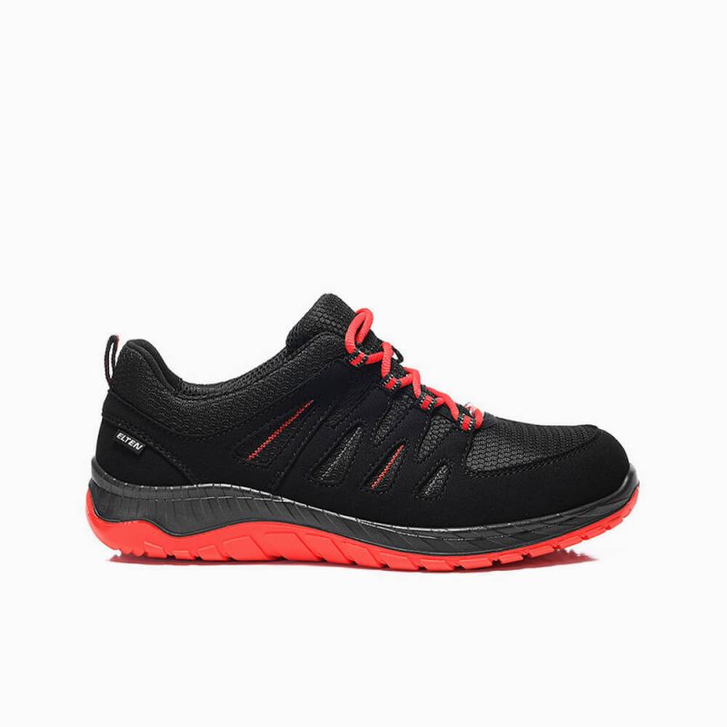 ELTEN Berufshalbschuh MADDOX black-red Low ESD O2