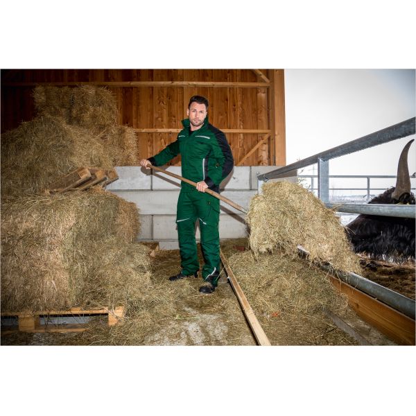 Bundhose mit Knietaschen Leibwächter Flex Line Grün