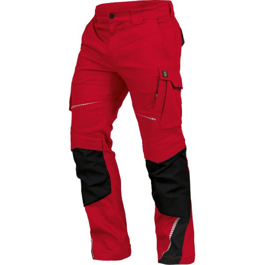 Bundhose mit Knietaschen Leibwächter Flex Line Rot