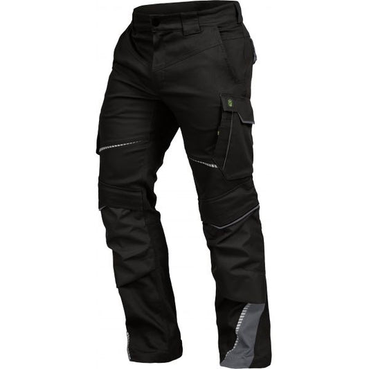 Bundhose mit Knietaschen Leibwächter Flex Line Schwarz