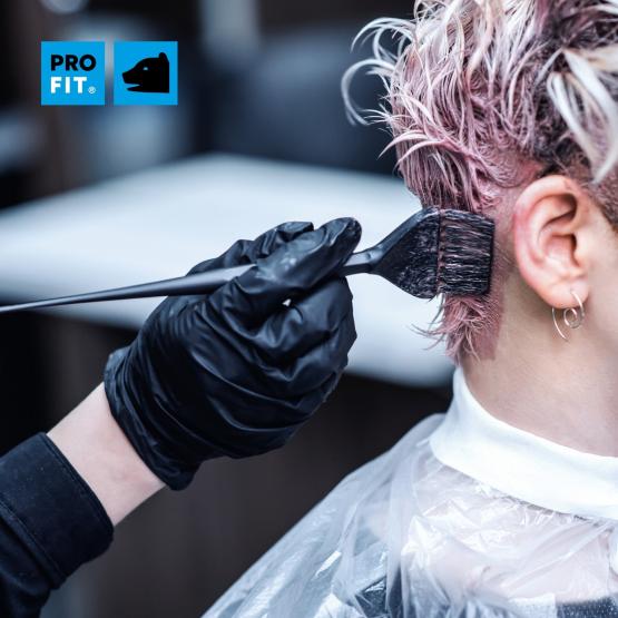 Nitril Einweghandschuhe, 24 cm, schwarz, 100 St.