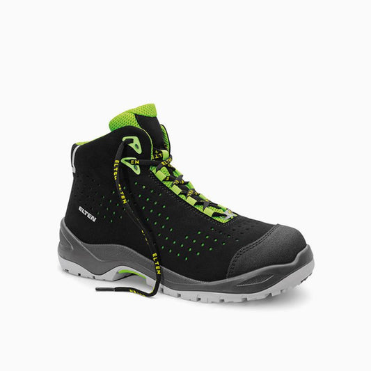 ELTEN Sicherheitsschnürstiefel IMPULSE green Mid ESD S1PS