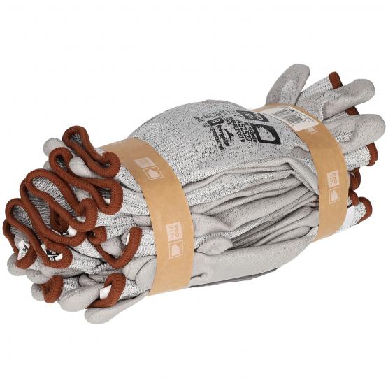 144 Paar PU Schnittschutzhandschuh "Perfect Cut B", grau