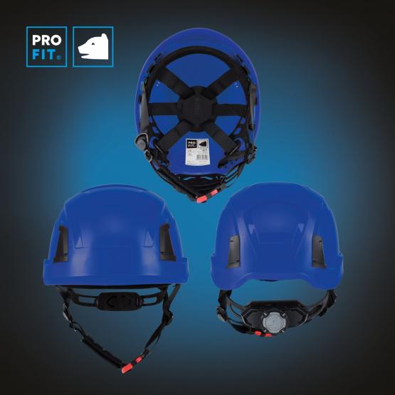 Schutzhelm "Pro Cap D!-Rock" blau