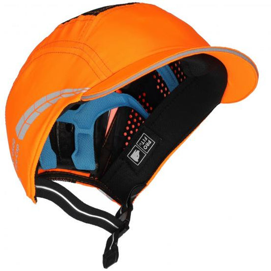 Anstoßkappe X!-9500 Pro Cap, neonorange, kurzer Schirm 2,5 cm