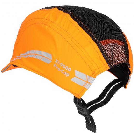 Anstoßkappe X!-9500 Pro Cap, neonorange, kurzer Schirm 2,5 cm