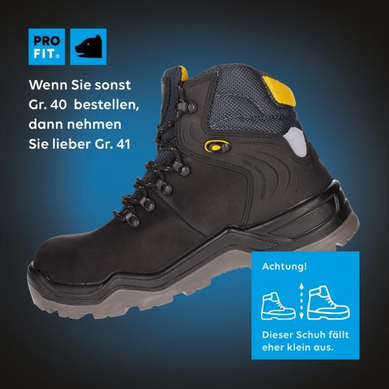 ESD Sicherheitsschuhe S3 "Arctos B mid", metallfrei, hoch