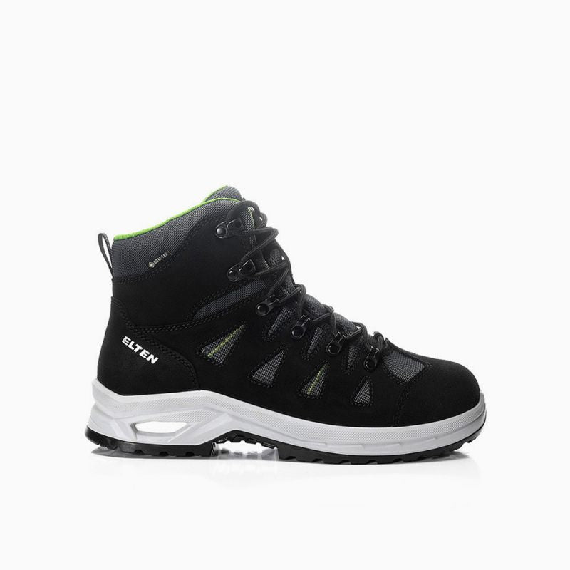 ELTEN Sicherheitsstiefel RIWEMO XXP GTX black-green Mid ESD S2 WR CI