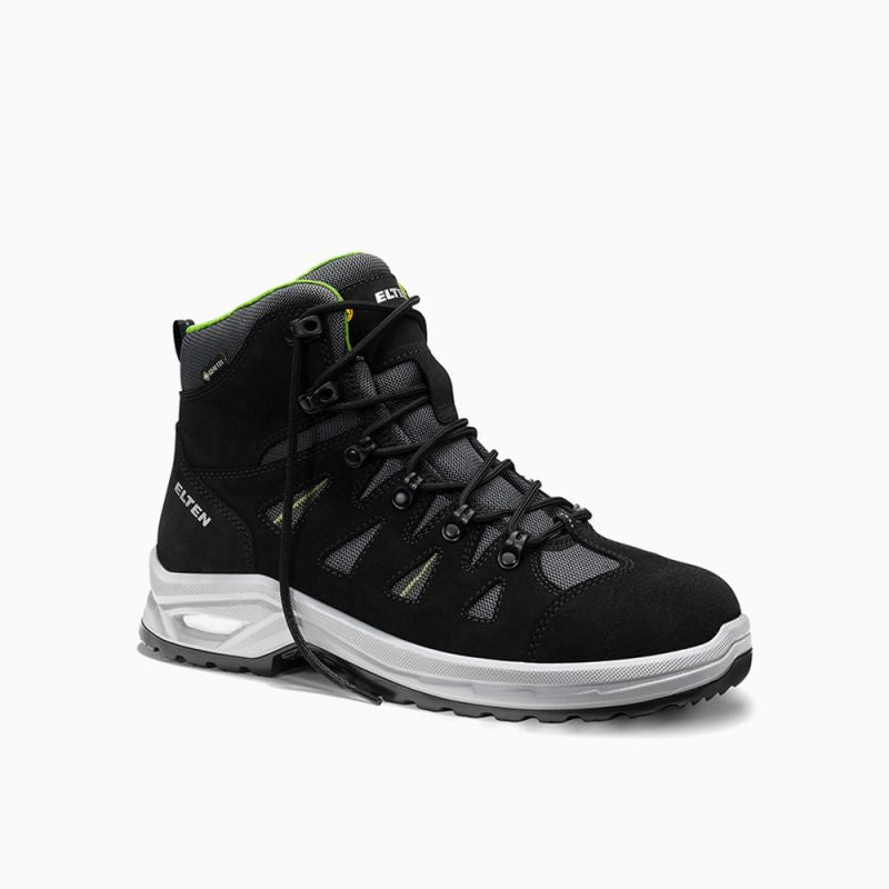 ELTEN Sicherheitsstiefel RIWEMO XXP GTX black-green Mid ESD S2 WR CI