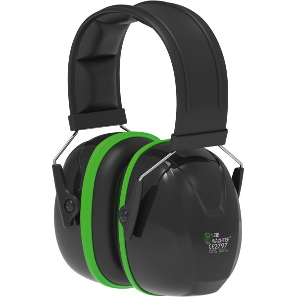 Kapselgehörschützer Leibwächter Grün 37 dB