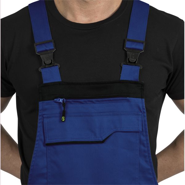 Latzhose mit Knietaschen Leibwächter Flex Line Blau