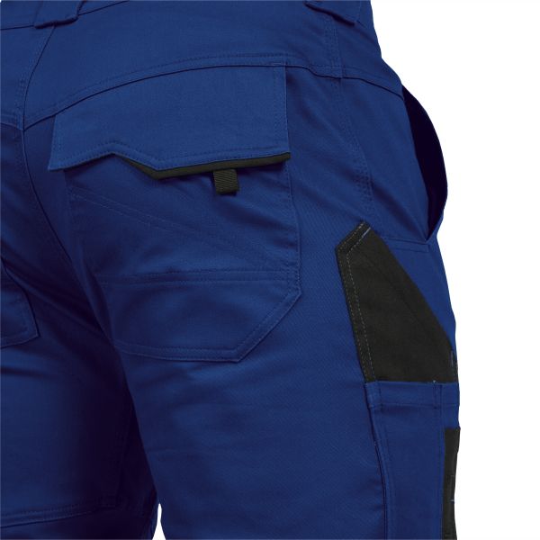Latzhose mit Knietaschen Leibwächter Flex Line Blau