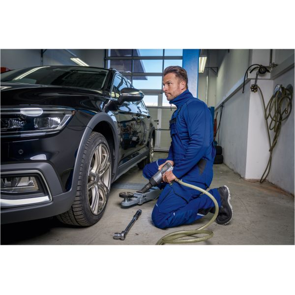 Latzhose mit Knietaschen Leibwächter Flex Line Blau