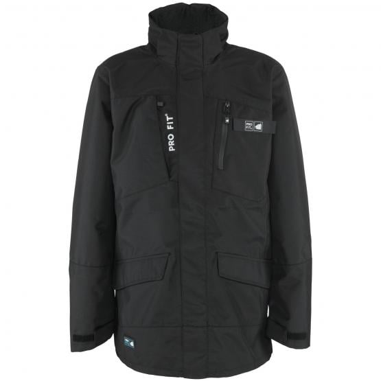 Parka, wasserdicht, Zip-in-Funktion schwarz