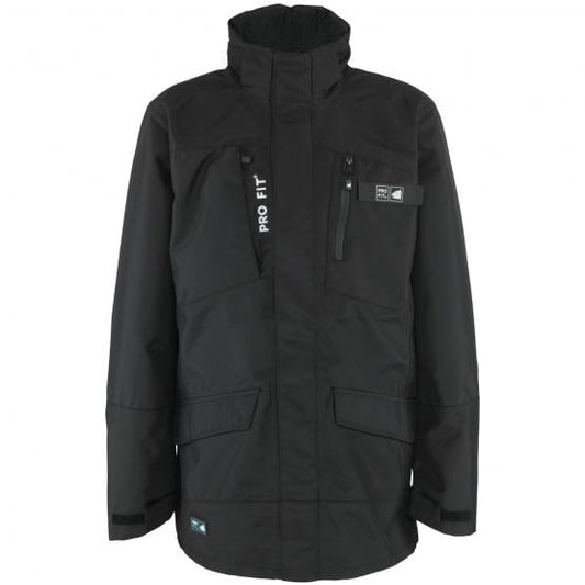 Parka, wasserdicht, Zip-in-Funktion schwarz