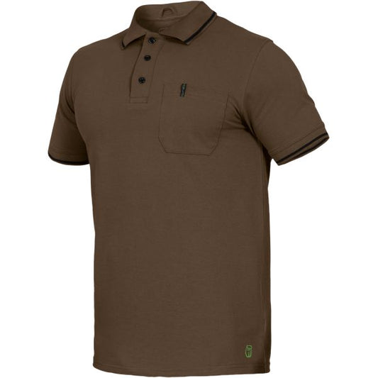 Polo-Shirt Leibwächter Flex Line Braun