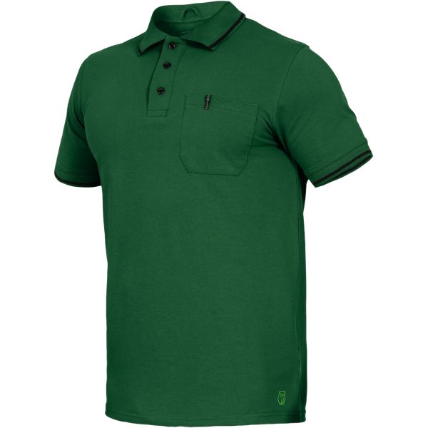 Polo-Shirt Leibwächter Flex Line Grün