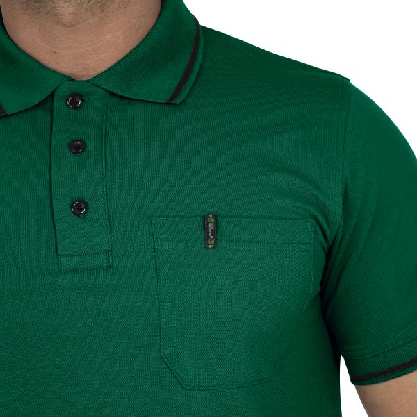 Polo-Shirt Leibwächter Flex Line Grün