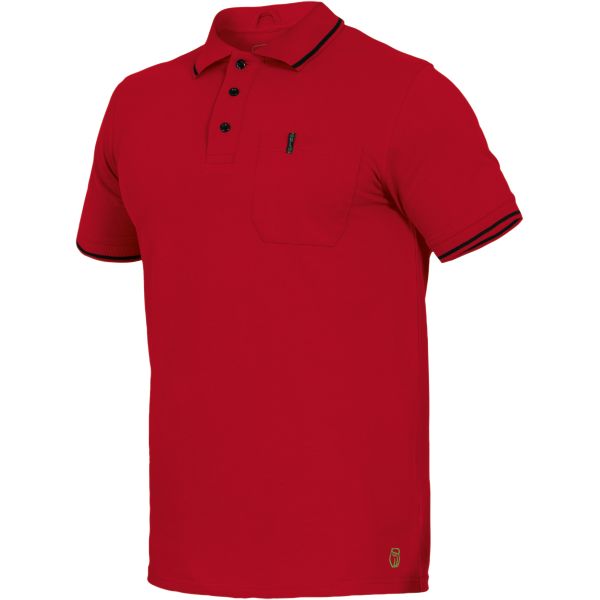 Polo-Shirt Leibwächter Flex Line Rot