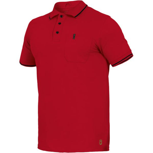 Polo-Shirt Leibwächter Flex Line Rot