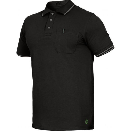 Polo-Shirt Leibwächter Flex Line Schwarz