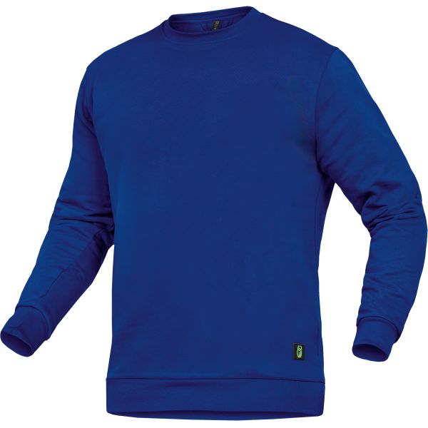 Rundhals Pullover Sweater Blau Unisex