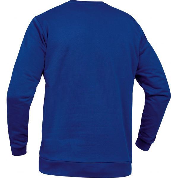 Rundhals Pullover Sweater Blau Unisex