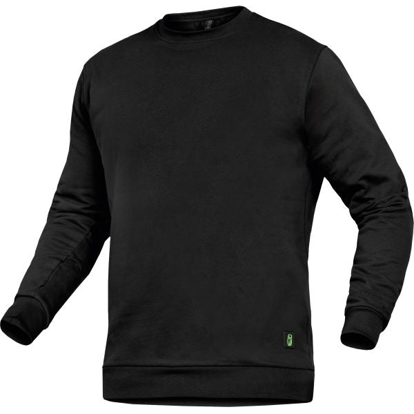 Rundhals Pullover Sweater Schwarz Unisex