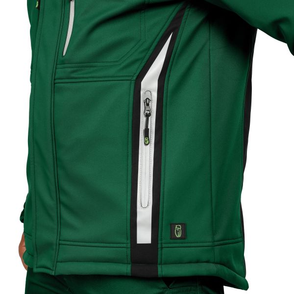 Winter-Softshelljacke Grün