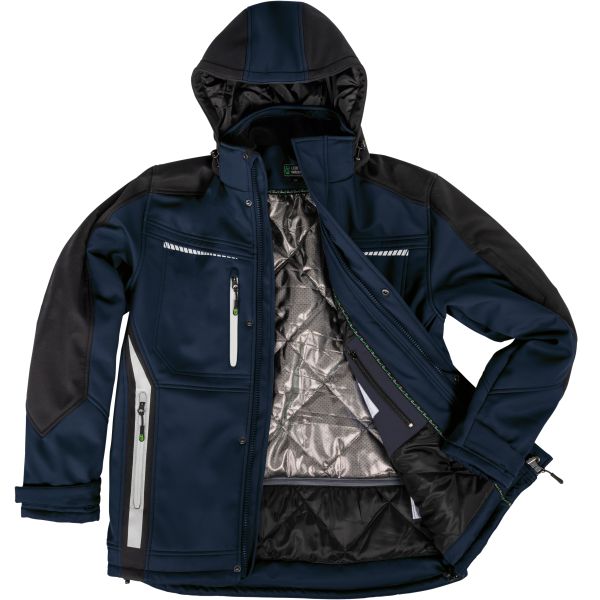 Winter-Softshelljacke Blau