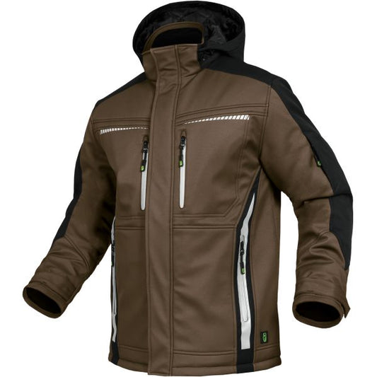 Winter-Softshelljacke Braun