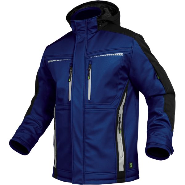 Winter-Softshelljacke Blau Korn