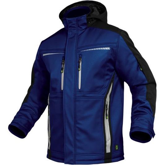 Winter-Softshelljacke Blau Korn