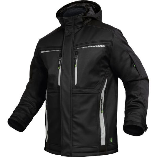 Winter-Softshelljacke Schwarz