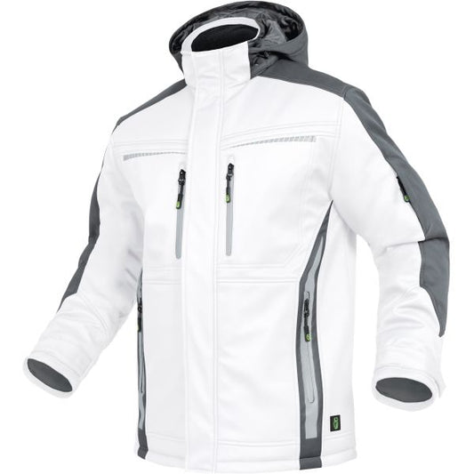 Winter-Softshelljacke Weiß