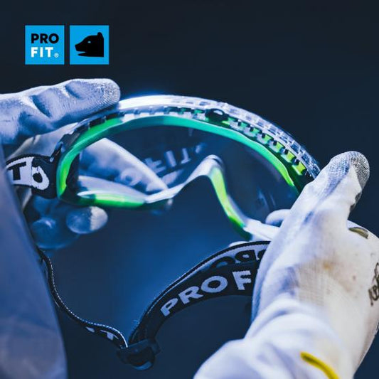 Vollsichtbrille "T-Spex", klar, indirekt belüftet, beschlagfrei