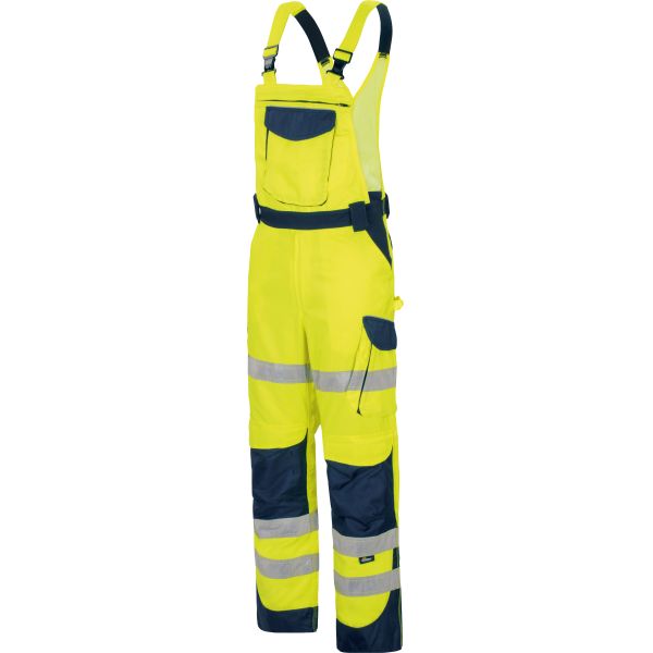 Warnschutz Signal Latzhose Gelb