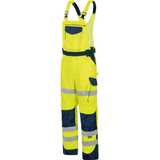 Warnschutz Signal Latzhose Gelb