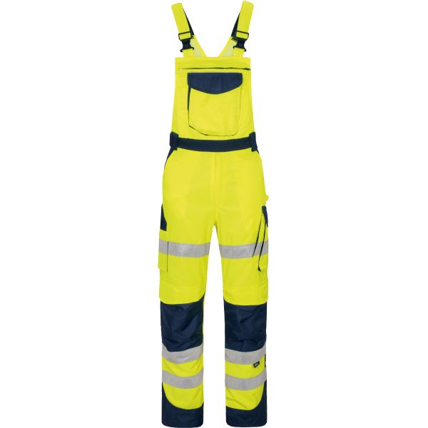 Warnschutz Signal Latzhose Gelb