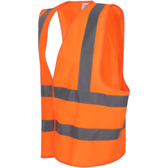Warnweste, orange, mit Schulterreflex