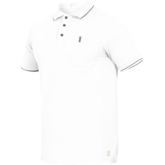 Polo-Shirt Leibwächter Flex Line Weiß