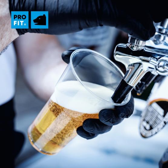 1000 St. Nitril Einweghandschuhe, 24 cm, schwarz, 10 Boxen a 100 St.