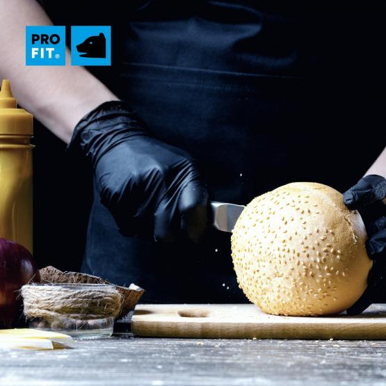 1000 St. Nitril Einweghandschuhe, 24 cm, schwarz, 10 Boxen a 100 St.